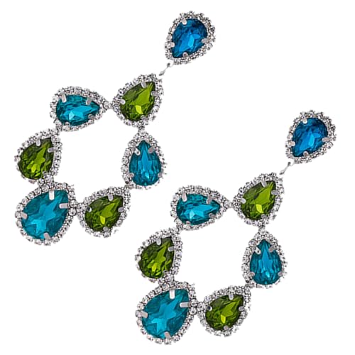 Sprudelnde Tränen Durchbohrte Ohrringe Triple Crystal Dangle Drop Schmuck Mit Strasssteinen Für Frauen Dreifachdesign Geschenk von FGDTREE