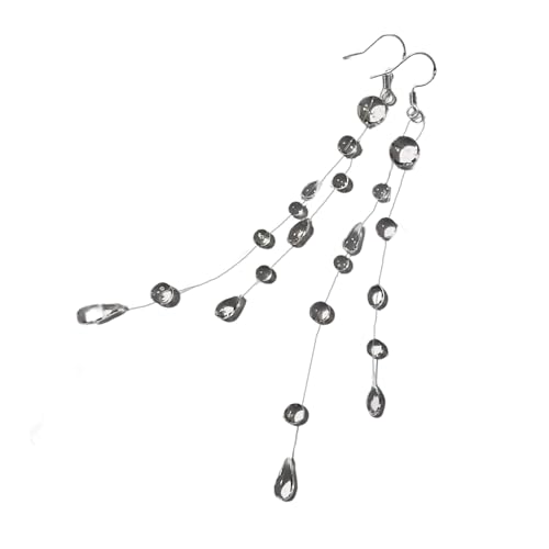 Teardrop Charme Quasten Ohrringe Für Frauen Edelstahl Wassertropfen Ohrring Stilvoller Ohrschmuck Tägliche Verschleißohrringe Empfindliche Ohren von FGDTREE