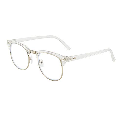 Kurzsichtig Brille Myopie Kurzsichtigkeit Brille Mit Dioptrien -5.50 Für Herren Frauen Stilvoll Brillenfassung Transparent Weiß Kurzsichtig Brille Myopie Kurzsichtigkeit Brille Mit Dioptrien -5.50 Für Herren Frauen Stilvoll Brillenfassung Transparent Weiß von FGDZ