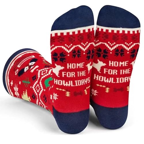 FGFD&OU Weihnachtssocken für Herren und Damen Socken Unisex Lustige Bunte Socken Kuschelsocken Baumwollsocken Christmas Socks weihnachtsgeschenke für Männer und Frauen (Stil2) von FGFD&OU