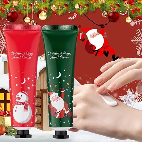 Handcreme Mini Set,Handcremes Set,Winter-Handcreme set für Sehr Trockene Hände, 2 Stück Kleine Geschenkset für Frauen und Männer, Weihnachtsgeschenke Handcreme Mini Set,Handcremes Set,Winter-Handcreme set für Sehr Trockene Hände, 2 Stück Kleine Geschenkset für Frauen und Männer, Weihnachtsgeschenke von FGTOPBY
