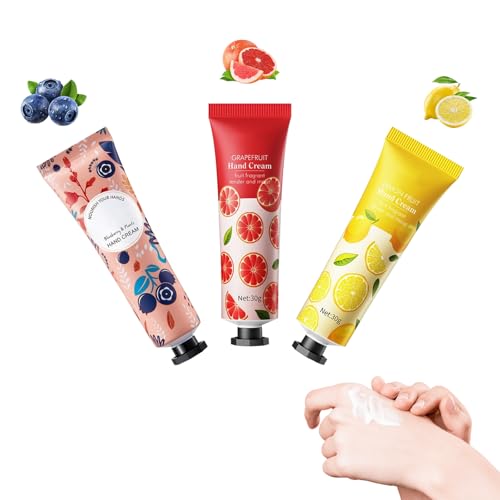Mini Handcreme Set,Mini Handcremes,Fragrance Hand Creme Set,Handcreme Tube,3 Stück Feuchtigkeitsspendende,Hand Lition Für Trockene Mini Handcreme Set,Mini Handcremes,Fragrance Hand Creme Set,Handcreme Tube,3 Stück Feuchtigkeitsspendende,Hand Lition Für Trockene von FGTOPBY