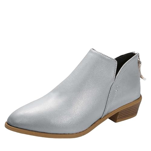 Chelsea Boots Damen Wildleder Stiefeletten Elegant Damenstiefel Mit Blockabsatz Schlupfstiefel Rutschfest Kurzstiefel Ankle Booties Westernstiefel Arbeitsstiefel Freizeitschuhe Winterstiefel Gr.36-43 von FGUUTYM