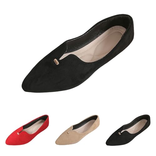 Damen Ballerinas Elegant Slip On Halbschuhe Flache Schuhe Freihändig Ballerina Runde Zehe Barfußschuhe Bequem Weiche Unterseite Leicht Mokassins Flache Loafers Freizeitschuhe Für Alltag Damen Ballerinas Elegant Slip On Halbschuhe Flache Schuhe Freihändig Ballerina Runde Zehe Barfußschuhe Bequem Weiche Unterseite Leicht Mokassins Flache Loafers Freizeitschuhe Für Alltag von FGUUTYM