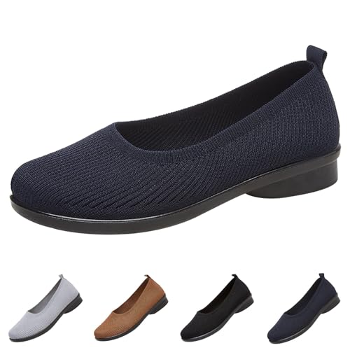 Damen Ballerinas Slip On Strick Kleid Flache Schuhe Loafers Pumps Netz Stoff Atmungsaktiv Trachtenschuhe Elegant Weiche Tanzschuhe Halbschuhe Runde Zehe Freizeitschuhe Damen Ballerinas Slip On Strick Kleid Flache Schuhe Loafers Pumps Netz Stoff Atmungsaktiv Trachtenschuhe Elegant Weiche Tanzschuhe Halbschuhe Runde Zehe Freizeitschuhe von FGUUTYM