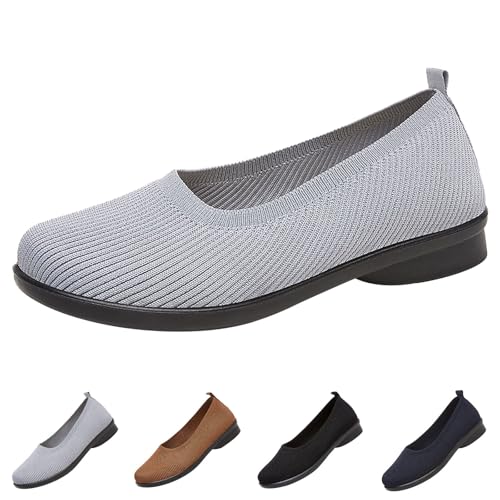 Damen Ballerinas Slip On Strick Kleid Flache Schuhe Loafers Pumps Netz Stoff Atmungsaktiv Trachtenschuhe Elegant Weiche Tanzschuhe Halbschuhe Runde Zehe Freizeitschuhe Damen Ballerinas Slip On Strick Kleid Flache Schuhe Loafers Pumps Netz Stoff Atmungsaktiv Trachtenschuhe Elegant Weiche Tanzschuhe Halbschuhe Runde Zehe Freizeitschuhe von FGUUTYM