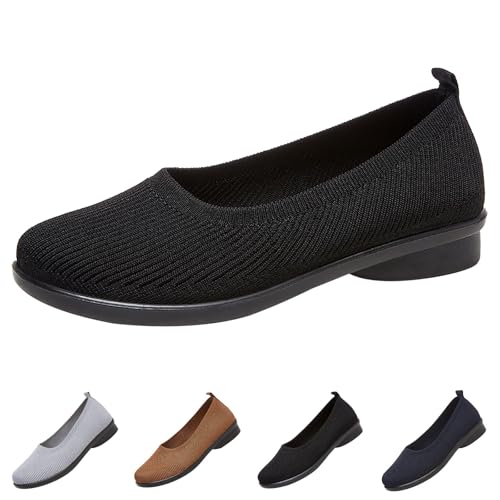 Damen Ballerinas Slip On Strick Kleid Flache Schuhe Loafers Pumps Netz Stoff Atmungsaktiv Trachtenschuhe Elegant Weiche Tanzschuhe Halbschuhe Runde Zehe Freizeitschuhe Damen Ballerinas Slip On Strick Kleid Flache Schuhe Loafers Pumps Netz Stoff Atmungsaktiv Trachtenschuhe Elegant Weiche Tanzschuhe Halbschuhe Runde Zehe Freizeitschuhe von FGUUTYM