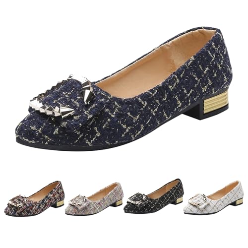 Damen Modisches Pumps Halbschuhe Bow-Decorated Wedge Schuhe Low Heel Slip-On Loafer Kleid Schuhe Elegante Und Bequeme Hochzeitsschuhe Mit Niedriger Absatz rutschfeste Ballettschuhe Damen Modisches Pumps Halbschuhe Bow-Decorated Wedge Schuhe Low Heel Slip-On Loafer Kleid Schuhe Elegante Und Bequeme Hochzeitsschuhe Mit Niedriger Absatz rutschfeste Ballettschuhe von FGUUTYM