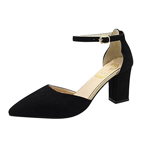 Damen Pumps Modisches High Heels Buro Hochzeit Low Heel Blockabsatz Kleid Schuhe Elegante Und Bequeme Arbeitsschuhe Knöchelriemen Abendschuhe Brautschuhe Mode Freizeit Hochzeitsschuhe Damen Pumps Modisches High Heels Buro Hochzeit Low Heel Blockabsatz Kleid Schuhe Elegante Und Bequeme Arbeitsschuhe Knöchelriemen Abendschuhe Brautschuhe Mode Freizeit Hochzeitsschuhe von FGUUTYM