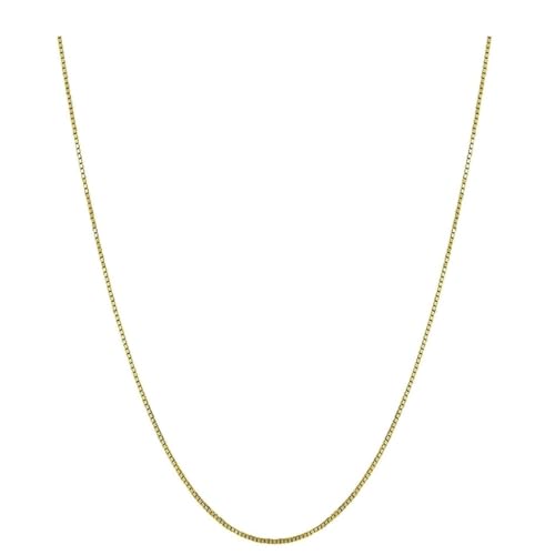 FGUUTYM (Plated 0.05% Real Gold Stainless Necklace Box Chain Ketten Flaschenhalter (GD1, One Size) von FGUUTYM