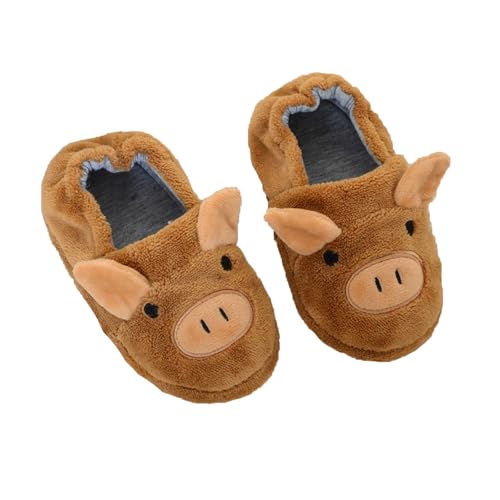 FGUUTYM 1 6 Winter Home Paket Wurzel warme Plüsch Baumwolle Hausschuhe Hausschuh 29 (Coffee, 25.5 Toddler) von FGUUTYM