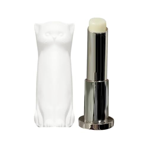 FGUUTYM 2024 Cat Lip Balm | Four Anti Crack Moisturizing Lipstick | Diminish Lip Lines Moisturize Lips Suitable For Dry Skin Lippenpflegestift Bio (A, One Size) von FGUUTYM