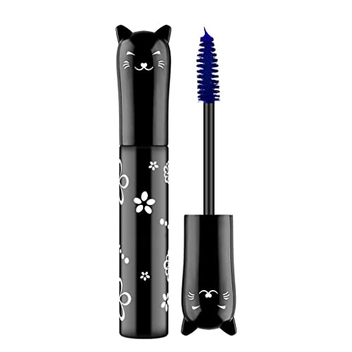FGUUTYM 3ml Mascara Long Curling 6 Verlängerungen Make-up-Wimpern Farben Wimpern wasserdichte Mascara Mascara Natural Look (Blue, One Size) von FGUUTYM