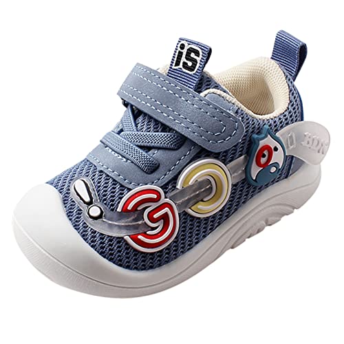 FGUUTYM Baby Kleinkind Schuhe Rutschfeste Gummisohle Outdoor Kleinkind Wanderschuhe Infant Outfit Sportschuhe Kinderschuhe 26 (Sky Blue, 21 Infant) von FGUUTYM