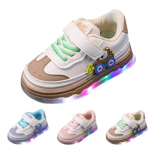 FGUUTYM Babyschuhe Mädchen und Jungen Frühling Sommer und Herbst Kinder Sportschuhe Schuhe Blinklicht Casual Sportschuhe Kinderschuhe Größe 17 Für kleine, mittlere Kinder, Kleinkind von FGUUTYM