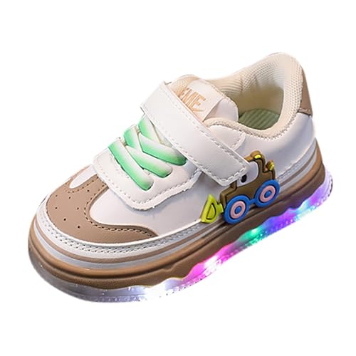 FGUUTYM Babyschuhe Mädchen und Jungen Laufschuhe Frühling, Sommer und Herbst Kinder Sportschuhe Schuhe Blinklicht Casual Sportschuhe Kinderschuhe Für Kleine, Mittlere Kinder, Kleinkind von FGUUTYM