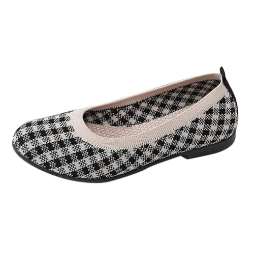 FGUUTYM Ballerinas Damen Loafer Karierte Flache Schuhe Runde Zehe Strick Kleid Schuhe Slip On Sneaker Ballerina Strickschuhe Halbschuhe Bequem Weich Balerinaschuhe Sommerschuhe Elegant Damenschuhe FGUUTYM Ballerinas Damen Loafer Karierte Flache Schuhe Runde Zehe Strick Kleid Schuhe Slip On Sneaker Ballerina Strickschuhe Halbschuhe Bequem Weich Balerinaschuhe Sommerschuhe Elegant Damenschuhe von FGUUTYM