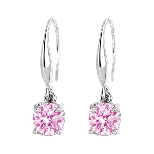 FGUUTYM Beliebte Stil farbige einfache und vielseitige trendige Zirkon Ohrringe Temperament Ohrringe für Frauen Witzige von FGUUTYM