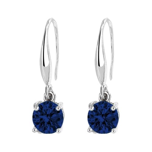 FGUUTYM Beliebte Stil farbige einfache und vielseitige trendige Zirkon Ohrringe Temperament Ohrringe für Frauen Witzige von FGUUTYM