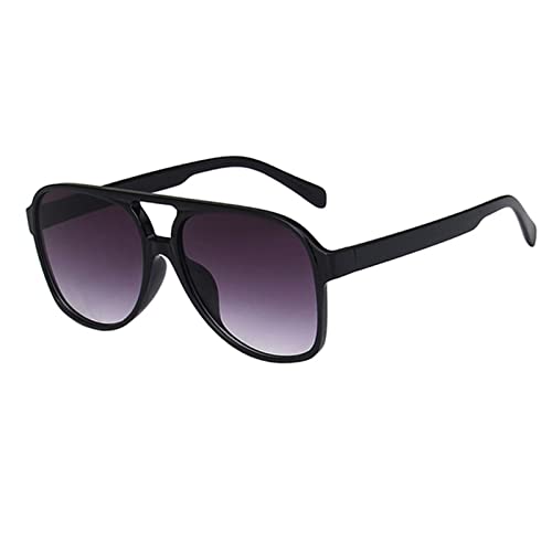 FGUUTYM Blaues Licht Brille polarisierte Sonnenbrille Vintage getönte klassische große Metallsonnenbrille für Männer und Frauen Racing Brille (Purple, One Size) von FGUUTYM