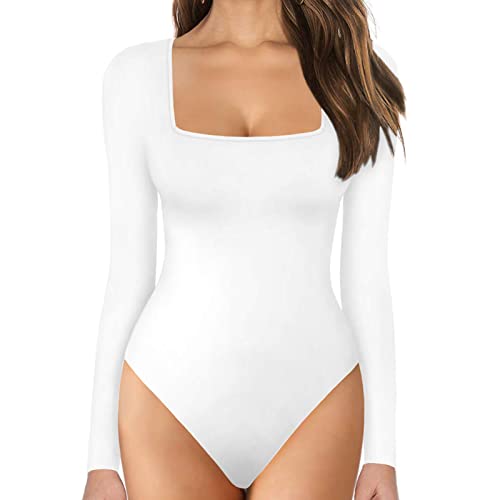 FGUUTYM Body Shaper Damen Bodysuit Bauchweg Shapewear Tanga Hohe Kompression Sculpting Body Shaper Figurformender T-Shirt Tops Mit Tanga Design Jumpsuit Shaping Body Bauchweg Onesie Pyjama Playsuit von FGUUTYM