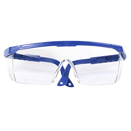 FGUUTYM Coole Sonnenbrille mit winddichten, gerippten Seiten und Schutzbrille Randlose Brillen (Blue, One Size) von FGUUTYM
