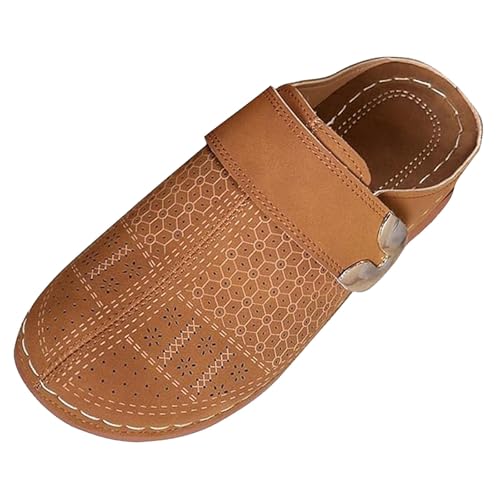 FGUUTYM Damen Clogs & Pantoletten Mit Kork Einlegesohle Bequeme Geschlossen Hausschuhe Frauen Rutschfest Sandalen Schuhe Pantoletten Freizeit Slip on Walkingschuhe Gartenschuhe, Gr.35-43 EU von FGUUTYM