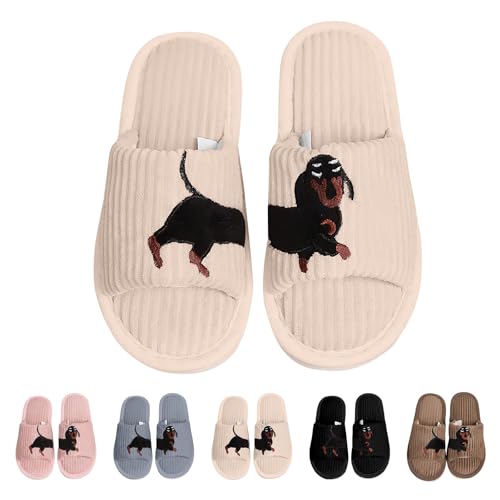 FGUUTYM Damen Hausschuhe Winter, Herren Weicher Bequem Pantoffeln Plüsch Warm Slippers Ultraweiche Memory Foam Filzpantoffeln Unisex Warm Flauschige Hausschlappen Filzhausschuhe Für Innen Außen von FGUUTYM
