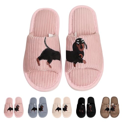 FGUUTYM Damen Hausschuhe Winter, Herren Weicher Bequem Pantoffeln Plüsch Warm Slippers Ultraweiche Memory Foam Filzpantoffeln Unisex Warm Flauschige Hausschlappen Filzhausschuhe Für Innen Außen von FGUUTYM