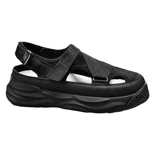 FGUUTYM Damen Herren Trekkingsandalen - Herren Sandalen Beach Trekkingschuhe Sommer Wanderschuhe Abrollsohle Leichte Gesundheitsschuhe Slip on Halbschuhe Pantoletten Bequemen Turnschuhe von FGUUTYM