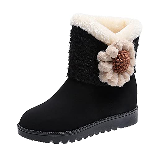 FGUUTYM Damen Winterstiefel Stiefeletten Flache Schneestiefel Plus Samt Thermostiefel Blumen Halblang Stiefel Winter Warme Schlupfstiefel Frauen Knöchel Schuhe Winterschuhe FGUUTYM Damen Winterstiefel Stiefeletten Flache Schneestiefel Plus Samt Thermostiefel Blumen Halblang Stiefel Winter Warme Schlupfstiefel Frauen Knöchel Schuhe Winterschuhe von FGUUTYM