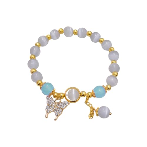 FGUUTYM Design Erweiterte Sinn Kristall Armband Schmetterling Armband Weibliche Transfer Perle Hand Schmuck Geschenk Schmuck Organizer Für Wand (GD4, One Size) von FGUUTYM