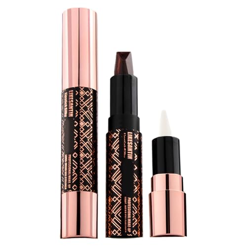 FGUUTYM Double Head Three Color Lipstick+eyeliner Shadow Lipstick Lip Liner Multi Purpose One Multi Purpose Makeup Tool Lipstick Lip Liner Shadow Eyeline Lippenstift 24 Stunden (A, One Size) von FGUUTYM