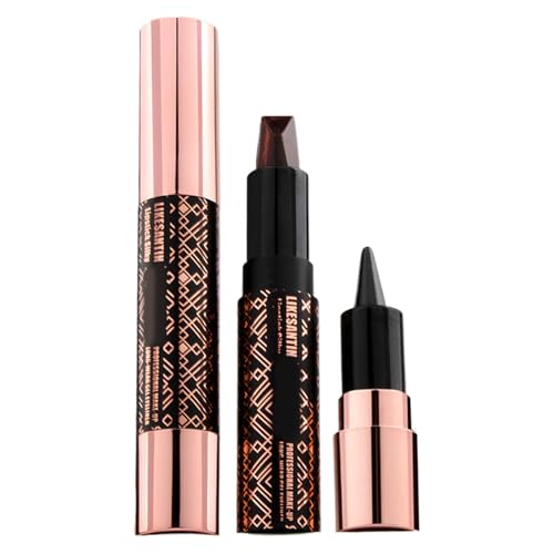 FGUUTYM Double Head Three Color Lipstick+eyeliner Shadow Lipstick Lip Liner Multi Purpose One Multi Purpose Makeup Tool Lipstick Lip Liner Shadow Eyeline Lippenstift 24 Stunden (C, One Size) von FGUUTYM