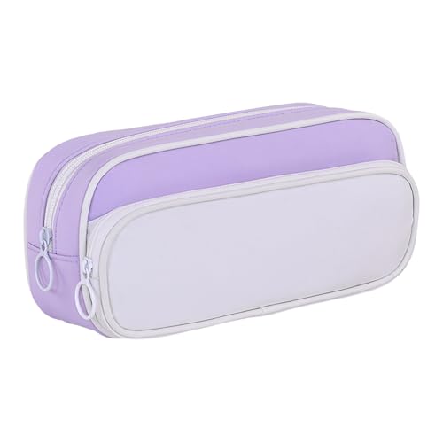 FGUUTYM Federmäppchen mit großer Kapazität, Japanisches Schreibwarenetui, für und Mädchen, doppelt einfarbig, multifunktional, für Mittelschüler, Federmäppchen (Z3-B, One Size) von FGUUTYM