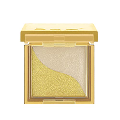 FGUUTYM Glasierte leichte zweifarbige faule Lidschattenplatte einfache wasserdichte Anfänger anhaltende Farbwiedergabe Lidschatten ohne Make-up Lidschatten Glitzer Pulver (C, One Size) von FGUUTYM