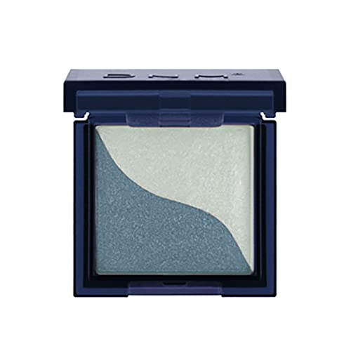 FGUUTYM Glasierte leichte zweifarbige faule Lidschattenplatte einfache wasserdichte Anfänger anhaltende Farbwiedergabe Lidschatten ohne Make-up Lidschatten Glitzer Pulver (M, One Size) von FGUUTYM