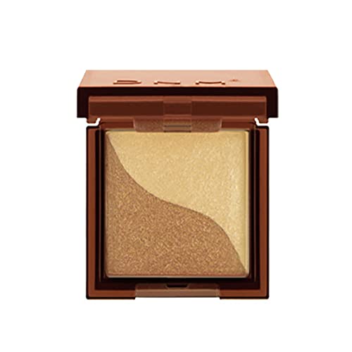 FGUUTYM Glasierte leichte zweifarbige faule Lidschattenplatte einfache wasserdichte Anfänger anhaltende Farbwiedergabe Lidschatten ohne Make-up Lidschatten Glitzer Pulver (P, One Size) von FGUUTYM