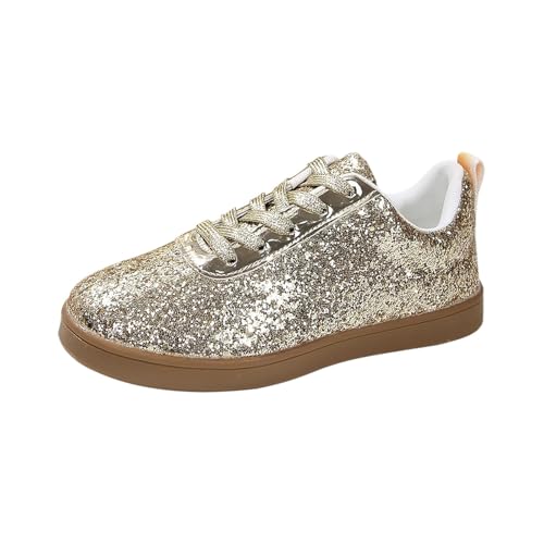 FGUUTYM Glitzer Schuhe Damen Sportschuhe Glitzernd Elegant Hochzeits-Sneaker Partyschuh Slip On Sport Training Schnüren Straßenlaufschuhe Komfortable Walkingschuhe Tennisschuhe FGUUTYM Glitzer Schuhe Damen Sportschuhe Glitzernd Elegant Hochzeits-Sneaker Partyschuh Slip On Sport Training Schnüren Straßenlaufschuhe Komfortable Walkingschuhe Tennisschuhe von FGUUTYM