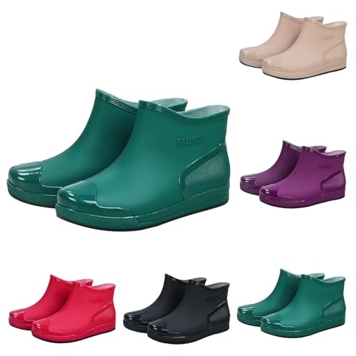 FGUUTYM Gummistiefel Damen Halbhoch Regenstiefel Regenschuhe Kurz Rain Boots Wasserdicht Stiefeletten Arbeitsschuhe Schlupfstiefel Gummistiefeletten Sicherheitsstiefel Berufsschuhe Garten Stiefel FGUUTYM Gummistiefel Damen Halbhoch Regenstiefel Regenschuhe Kurz Rain Boots Wasserdicht Stiefeletten Arbeitsschuhe Schlupfstiefel Gummistiefeletten Sicherheitsstiefel Berufsschuhe Garten Stiefel von FGUUTYM