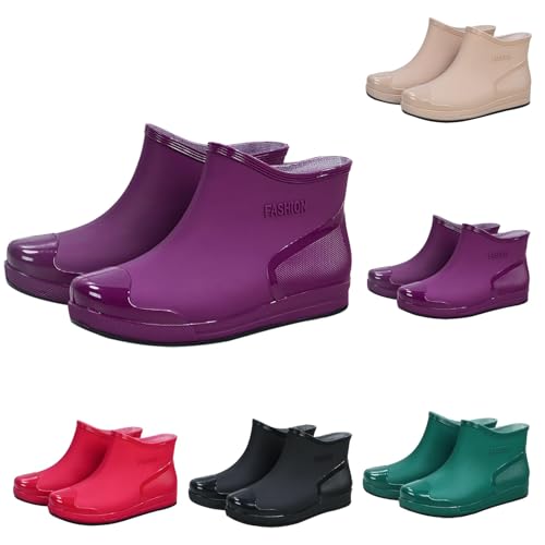 FGUUTYM Gummistiefel Damen Halbhoch Regenstiefel Regenschuhe Kurz Rain Boots Wasserdicht Stiefeletten Arbeitsschuhe Schlupfstiefel Gummistiefeletten Sicherheitsstiefel Berufsschuhe Garten Stiefel FGUUTYM Gummistiefel Damen Halbhoch Regenstiefel Regenschuhe Kurz Rain Boots Wasserdicht Stiefeletten Arbeitsschuhe Schlupfstiefel Gummistiefeletten Sicherheitsstiefel Berufsschuhe Garten Stiefel von FGUUTYM