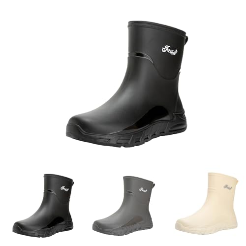 FGUUTYM Gummistiefel Herren Halbhoch Gartenstiefel Gummi Stiefeletten Sommer Regenschuhe Boots Weit Regenstiefel wasserdichte Schuhe wasserdichte Gummistiefeletten Hiking Flach Safety Angelstiefel FGUUTYM Gummistiefel Herren Halbhoch Gartenstiefel Gummi Stiefeletten Sommer Regenschuhe Boots Weit Regenstiefel wasserdichte Schuhe wasserdichte Gummistiefeletten Hiking Flach Safety Angelstiefel von FGUUTYM
