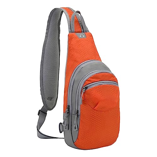 FGUUTYM Haken Für Taschen Herren- und Damen-Outdoor-Umhängetasche mit Reißverschluss, Umhängetasche, Radfahren, Sporttasche, Bergsteigen, Reisen, kleiner Rucksack Leggings Mit (Z1-A, One Size) von FGUUTYM