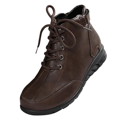 FGUUTYM Halbstiefel Boots Mit Schnürung Retro Stiefel Ankle Boots Stiefeletten Damen Kurzstiefel Cowboystiefel Herbst Winter Damenstiefel PU-Leder Renaissance-Schlupfstiefel Halbhohe Westernstiefel FGUUTYM Halbstiefel Boots Mit Schnürung Retro Stiefel Ankle Boots Stiefeletten Damen Kurzstiefel Cowboystiefel Herbst Winter Damenstiefel PU-Leder Renaissance-Schlupfstiefel Halbhohe Westernstiefel von FGUUTYM