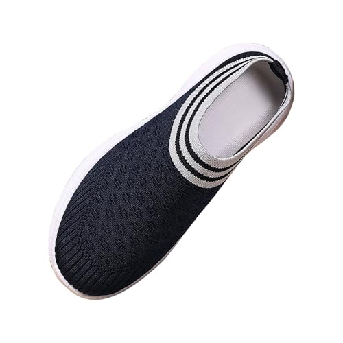 FGUUTYM Hausschuhe Damen Mit Luftkissen Orthopädische Schuhe Hinten Offen Diabetiker Wanderschuhe Slip On Pantoffeln Leichte Atmungsaktiv Air Cushion Walking Outdoor-Walkingschuhe Freizeitschuhe von FGUUTYM