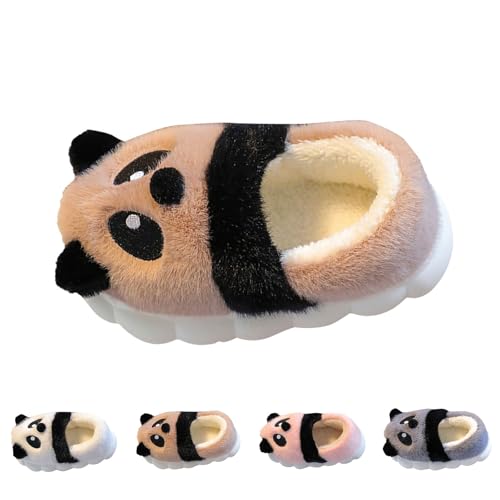 FGUUTYM Hausschuhe Junge Mädchen Winter Warme Pantoffeln Plüsch Fuzzy Schuhe Indoor Niedlich Cartoon Design Bequeme Kinder Hausschlappen Filzpantoffeln Für Kleinkinder Kinder Bequeme Slippers von FGUUTYM