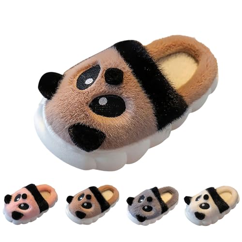 FGUUTYM Hausschuhe Junge Mädchen Winter Warme Pantoffeln Plüsch Fuzzy Schuhe Indoor Niedlich Cartoon Design Bequeme Kinder Hausschlappen Filzpantoffeln Für Kleinkinder Kinder Bequeme Slippers von FGUUTYM
