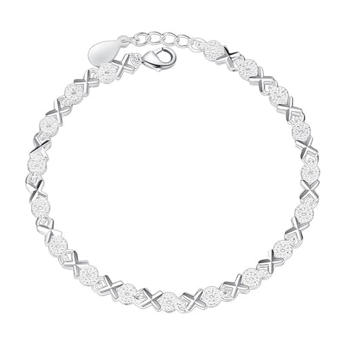 FGUUTYM Heart To Heart XO Armband A der ewigen Liebe und stilvoll Armbänder Für Kinder Mädchen (B, A) von FGUUTYM