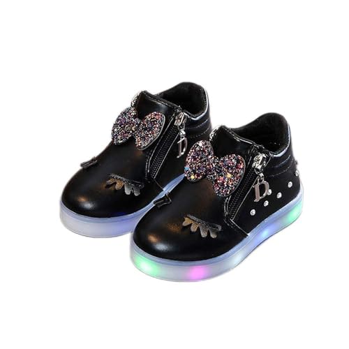 FGUUTYM Kinder Laufschuhe Junge Mädchen Blinkende Turnschuhe Leuchtende Schuhe Kinderschuhe Weicher Boden Lauflernschuhe Klassische Comfort Freizeitschuhe Babyschuhe Barfußschuhe Outdoor Sportschuhe von FGUUTYM