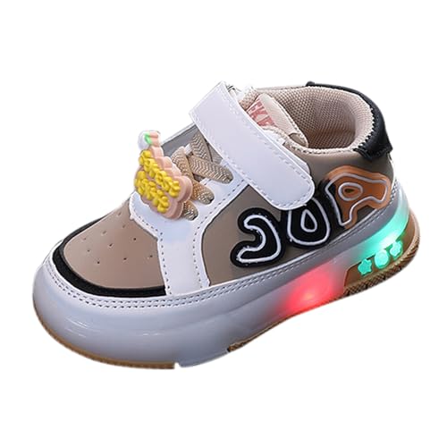 FGUUTYM Kinder Led Sneakers Leuchtschuhe Laufschuhe Jungen Mädchen Flashing Light Casual Sports Schnürschuhe Kinderschuhe Atmungsaktive rutschfeste Sportschuhe Walkingschuhe Tennisschuhe von FGUUTYM